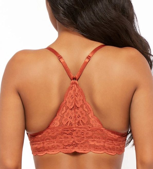 Bralette de encaje ondulado