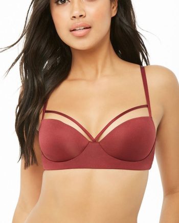 Brasier de microfibra con tiras