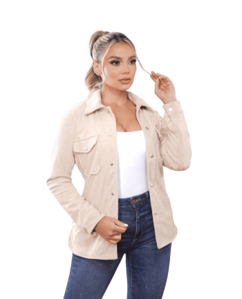Chaqueta Con Broches Para Mujer
