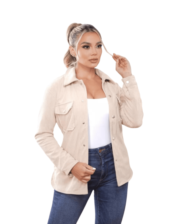 Chaqueta Con Broches Para Mujer