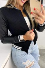 Chaqueta De Mujer Béisbolera