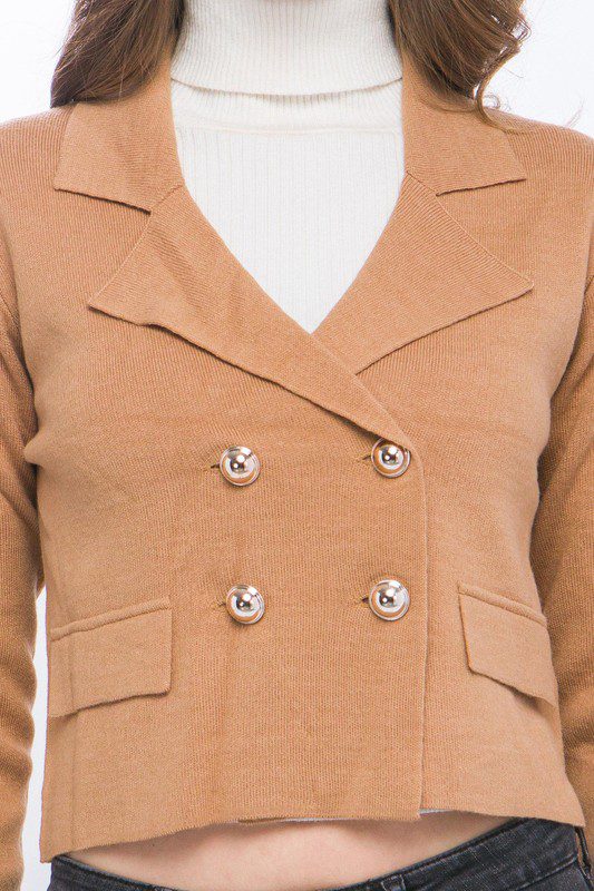 Cardigan casual de manga larga para mujer