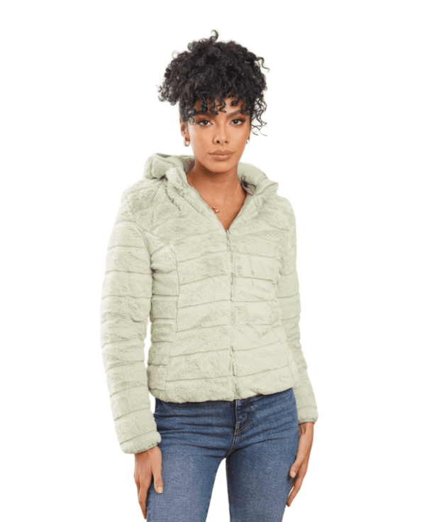 Chaqueta Impermeable Doble Faz Para Mujer