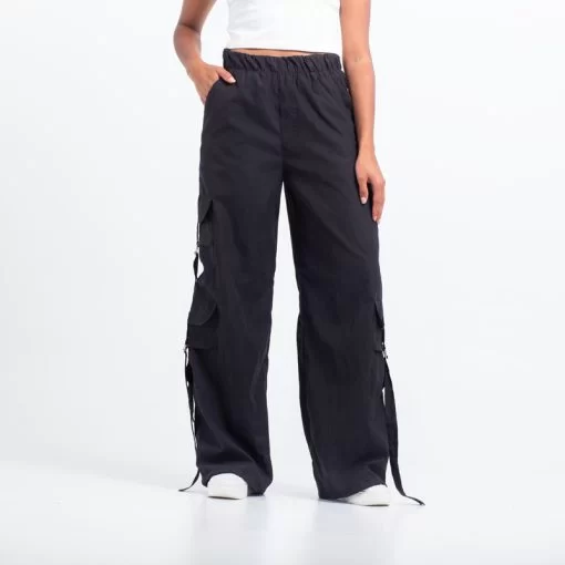 Jean Cargo Tela Fria Para Mujer