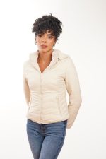 Chaqueta Impermeable Doble Faz Para Mujer
