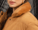 Chaqueta de mujer cardigan acolchada