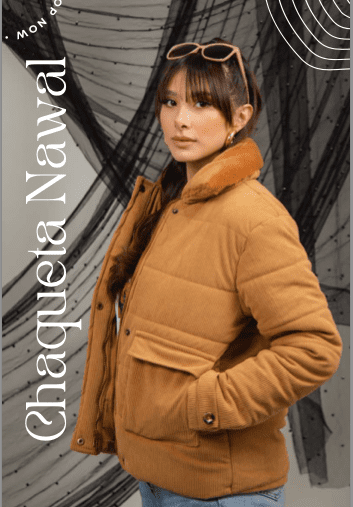 Chaqueta de mujer cardigan acolchada