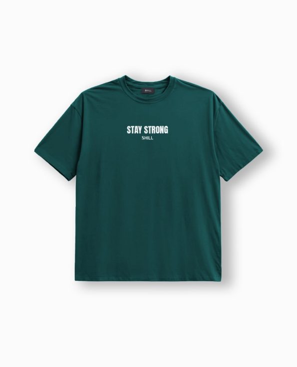 Camiseta de algodon unisex stay strong