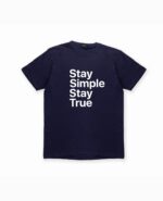 Camiseta de algodon stay simple stay gold
