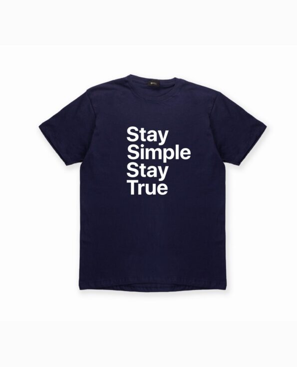 Camiseta de algodon stay simple stay gold