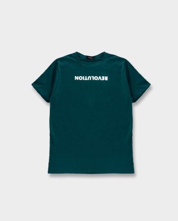 Camiseta Básica Verde Revolucion Unisex