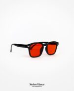 Gafa de sol lentes rojos