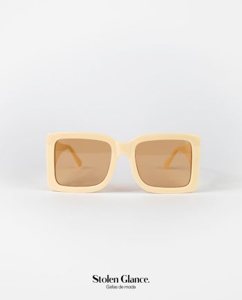 Gafas de sol marco camel lentes marron