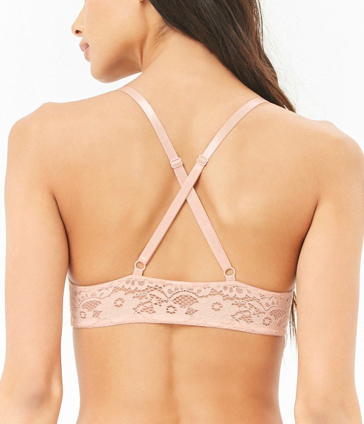Bralette triángulo de encaje