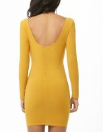 Vestido mini con detalle frontal