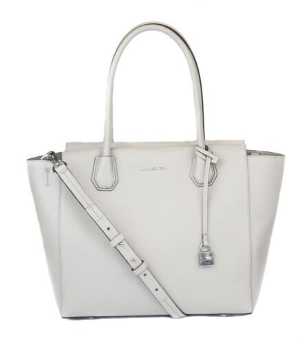 Bolso de mujer gris de cuero  - Michael Kors Satchel