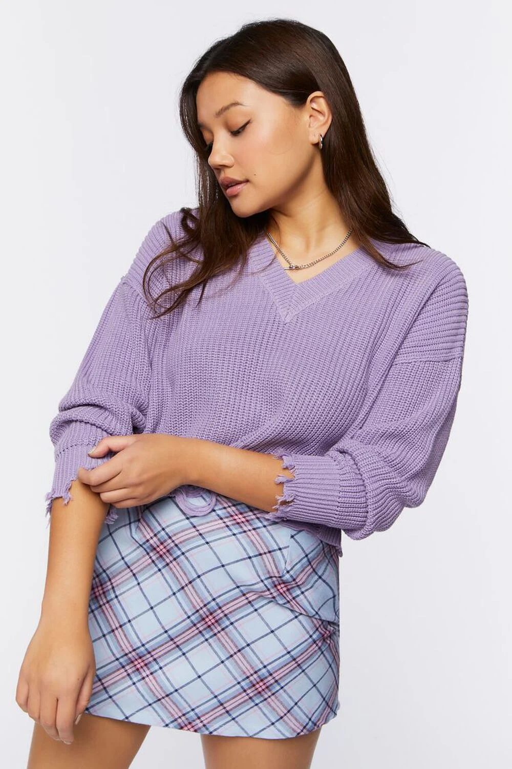 Sueter Sharkbite desgastado con un cuello en V