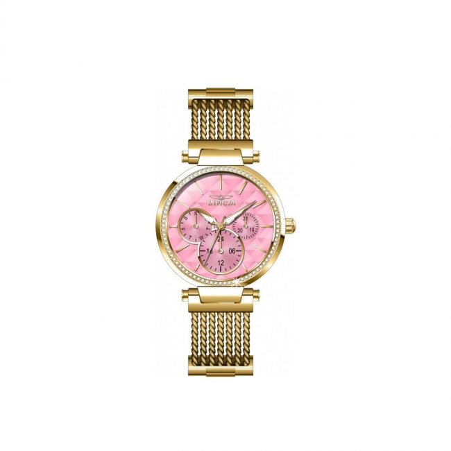 Reloj de mujer Invicta Angel 39351 - 36 mm dorado rosado