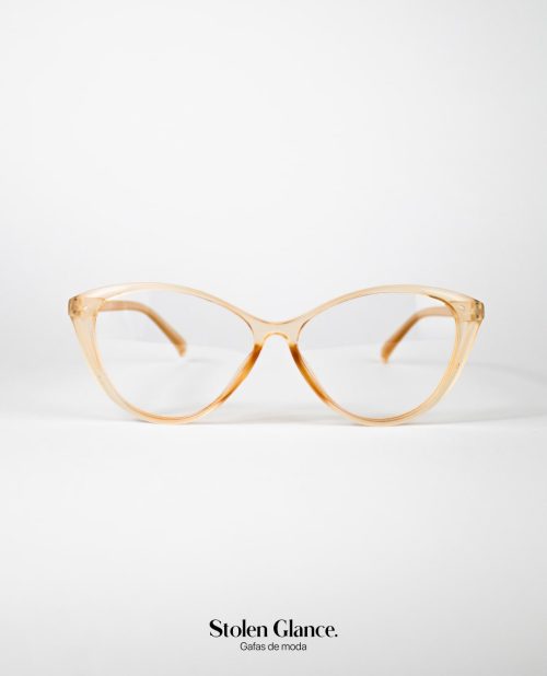 Gafa transparente estilo gata