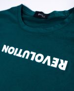 Camiseta Básica Verde Revolucion Unisex