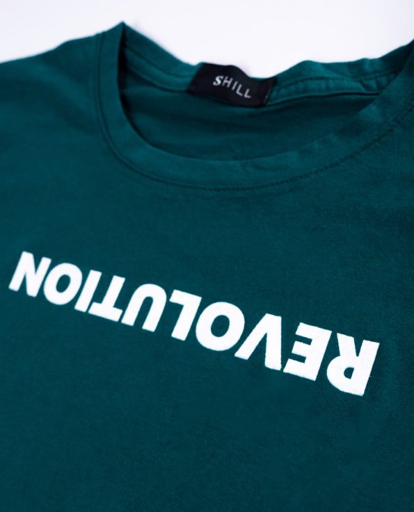 Camiseta Básica Verde Revolucion Unisex